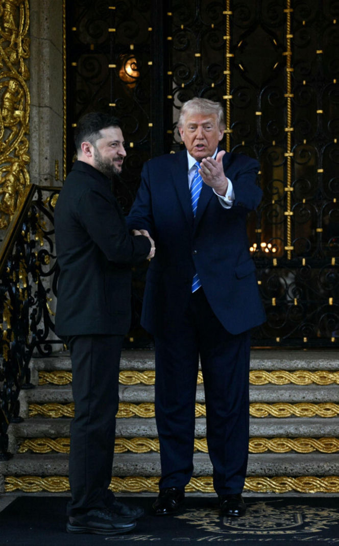 Wołodymyr Zełenski i Donald Trump