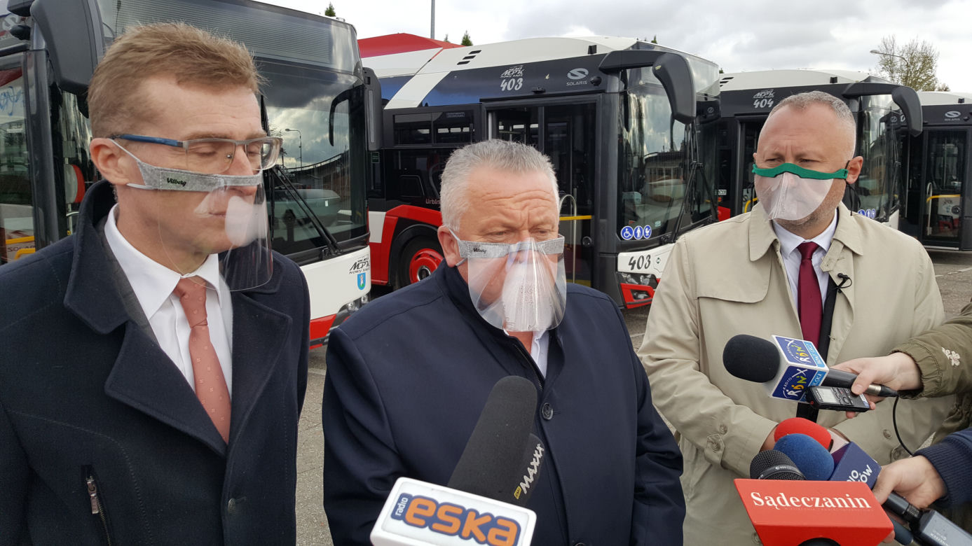 Prezentacja autobusów na gaz