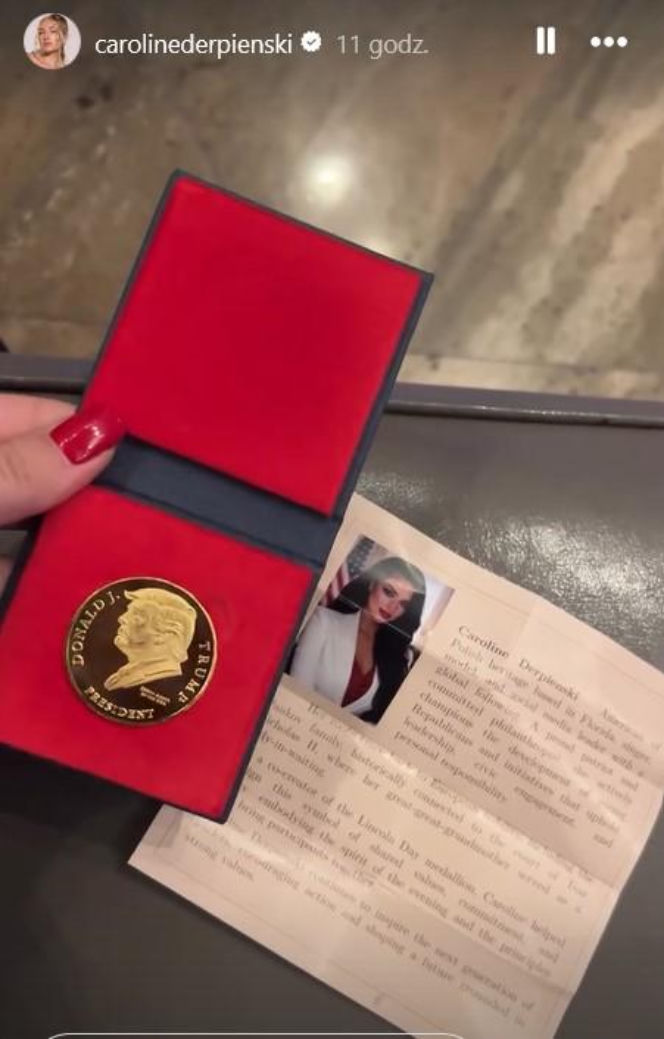 Caroline Derpieński i spotkanie z Trumpem