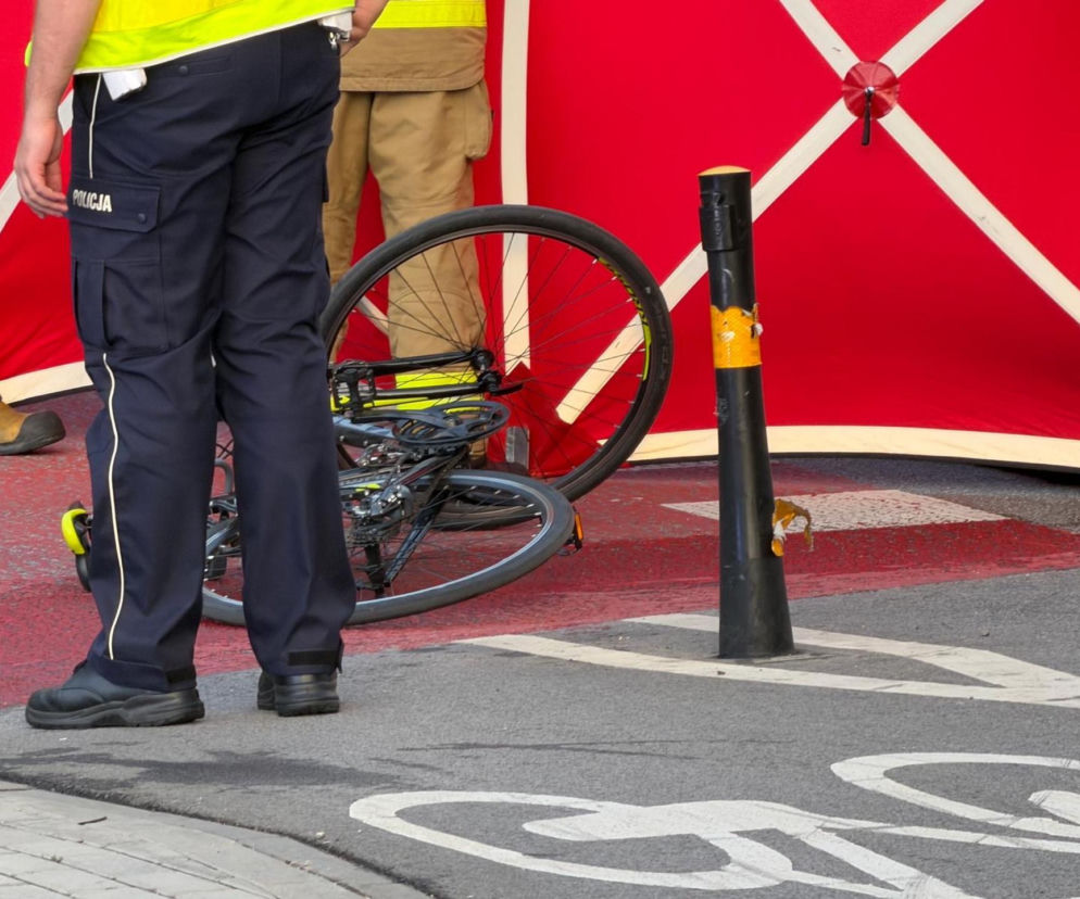 Tragedia na Woli. Rowerzysta zginął pod kołami autokaru