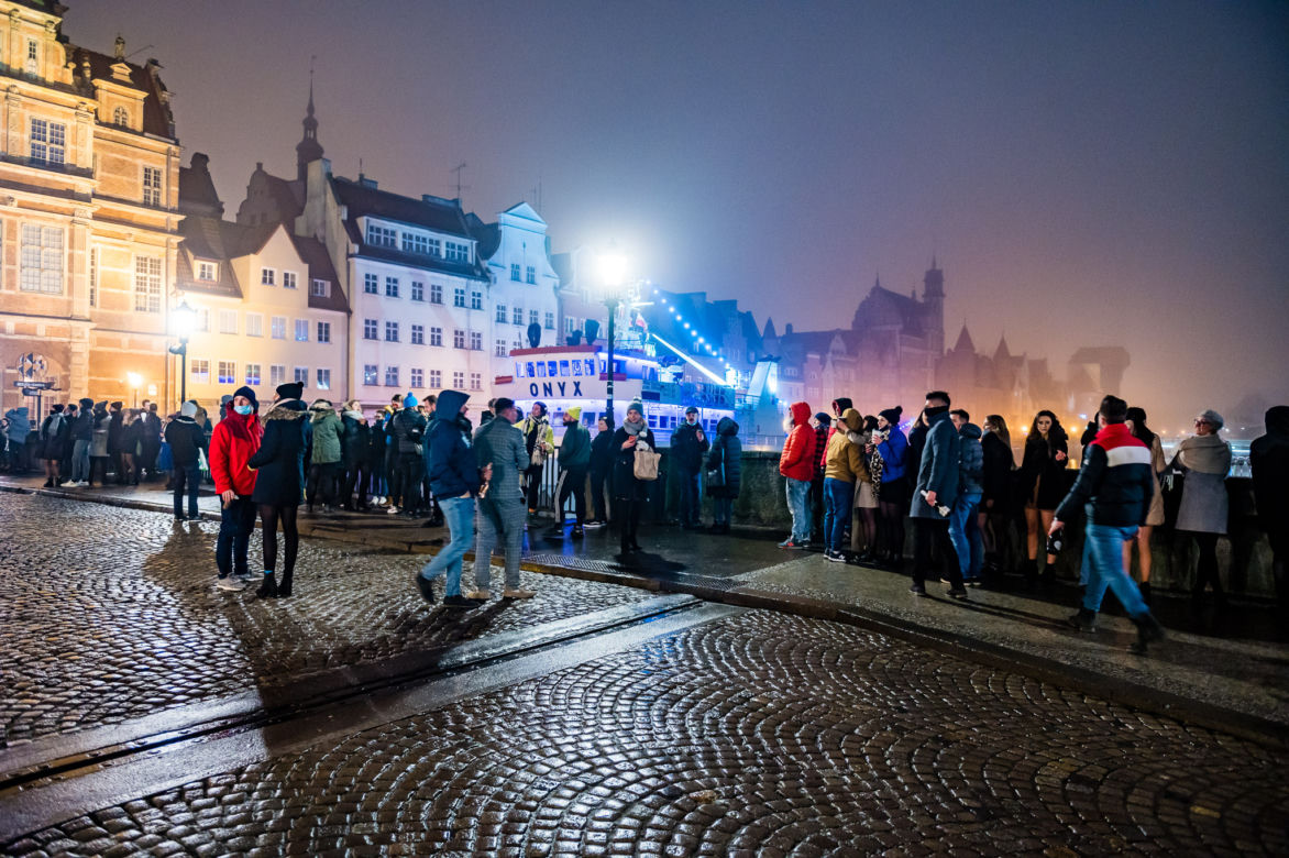 Sylwester 2020. Gdańsk opustoszał! ZIelony Most [ZDJĘCIA]