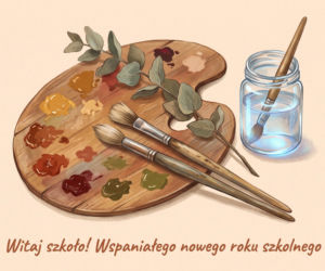 kartka na rozpoczęcie roku szkolnego