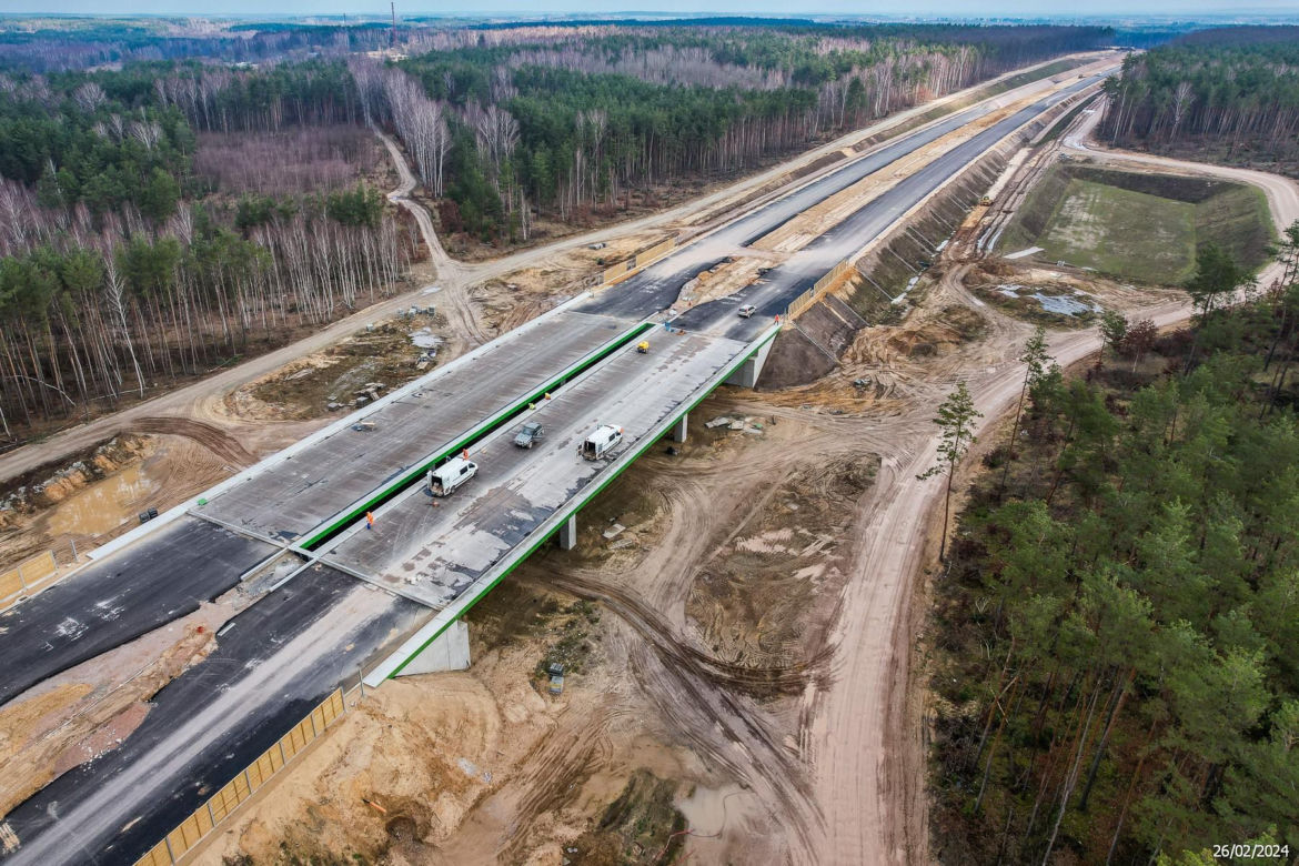 Budowa autostrady A2 Kałuszyn - Groszki