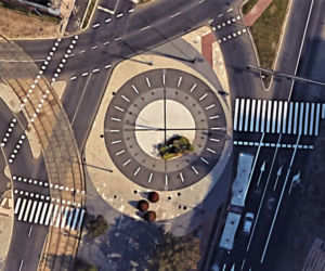 Szczecin w szczególe według Google Earth