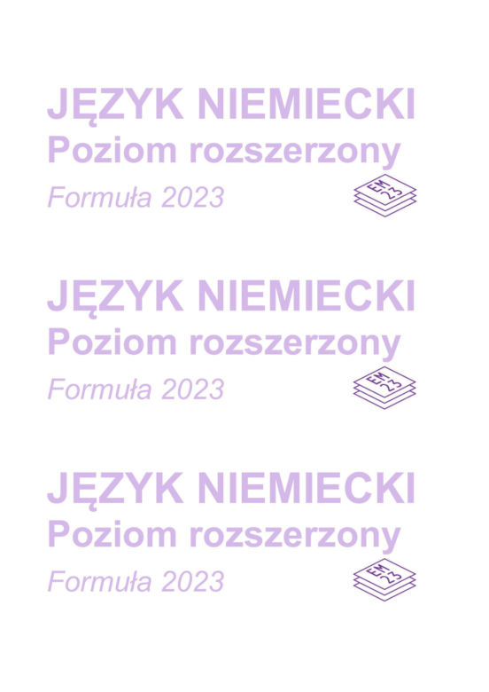 Matura 2026: NIEMIECKI rozszerzony 12.05.2026r. Arkusze CKE [Formuła 2023]