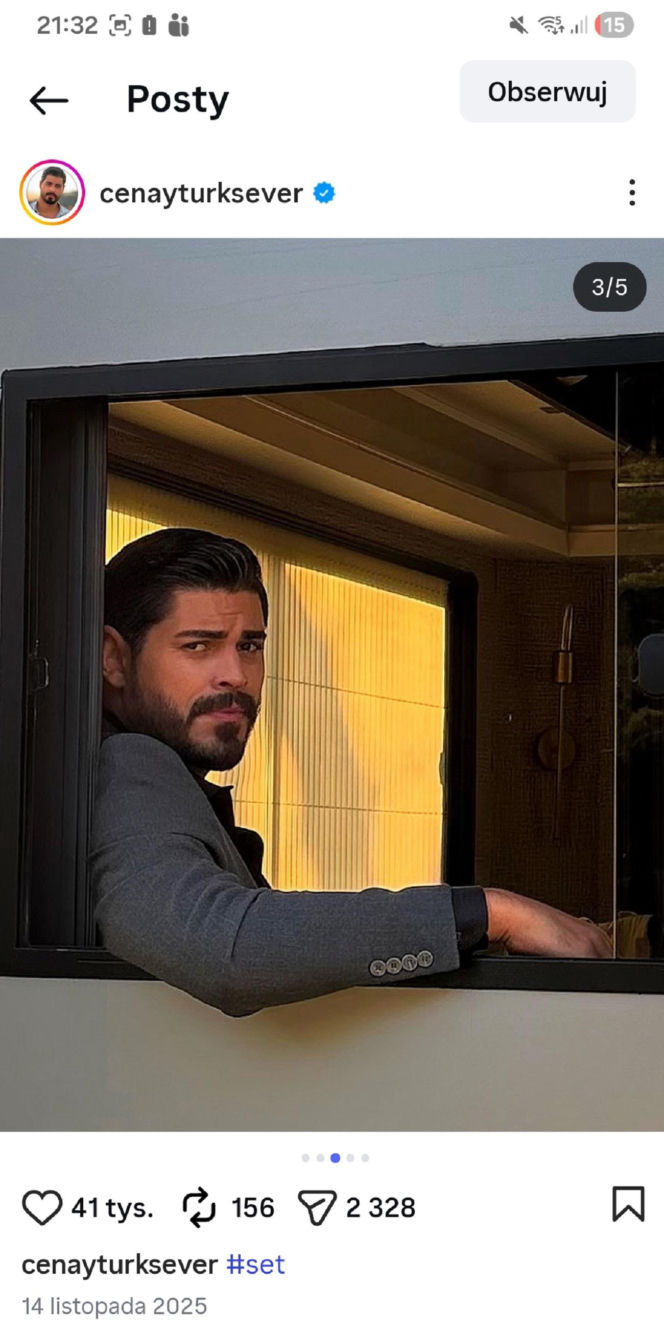 Cenay Turksever prywatnie - Cihan z serialu "Panna młoda"