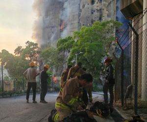 Cudem uciekł z płonącego wieżowca. Relacja mrozi krew w żyłach