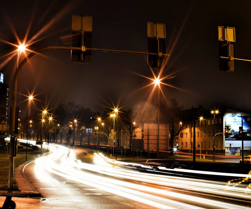 Szczecin nocą
