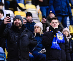 Arka Gdynia - Raków Częstochowa, zdjęcia kibiców i piłkarzy z meczu 17. kolejki PKO BP Ekstraklasy