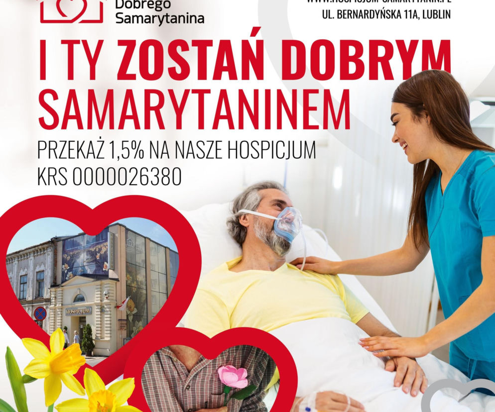Przekaż 1,5% dla Hospicjum