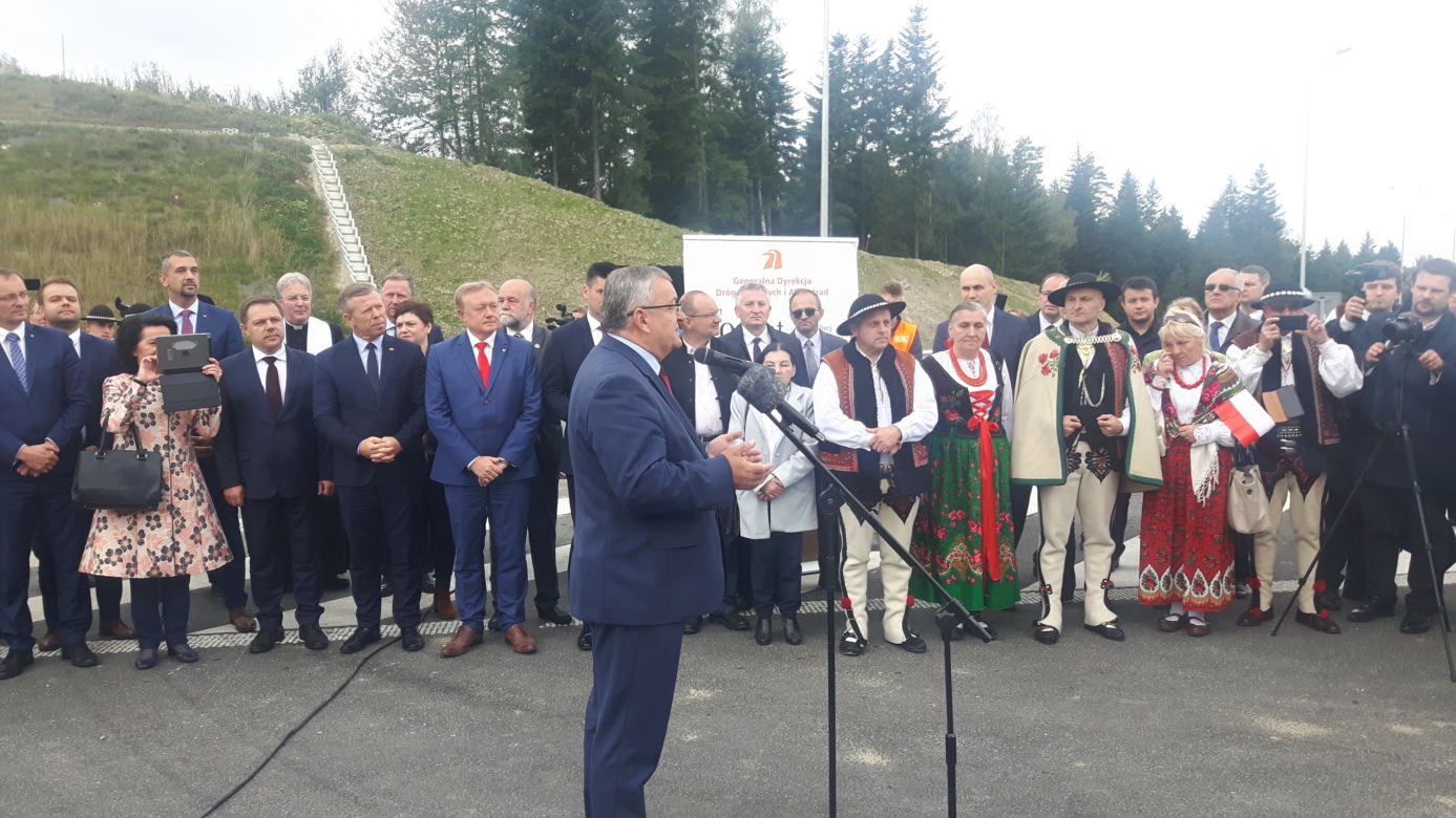 Nowy odcinek ekspresowej zakopianki już otwarty