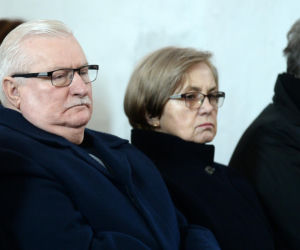 Lech Wałęsa pochwalił się na małżonką