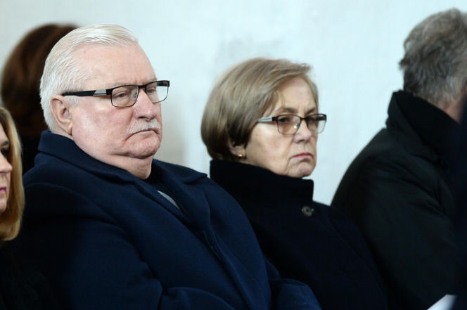 Lech Wałęsa pochwalił się na małżonką