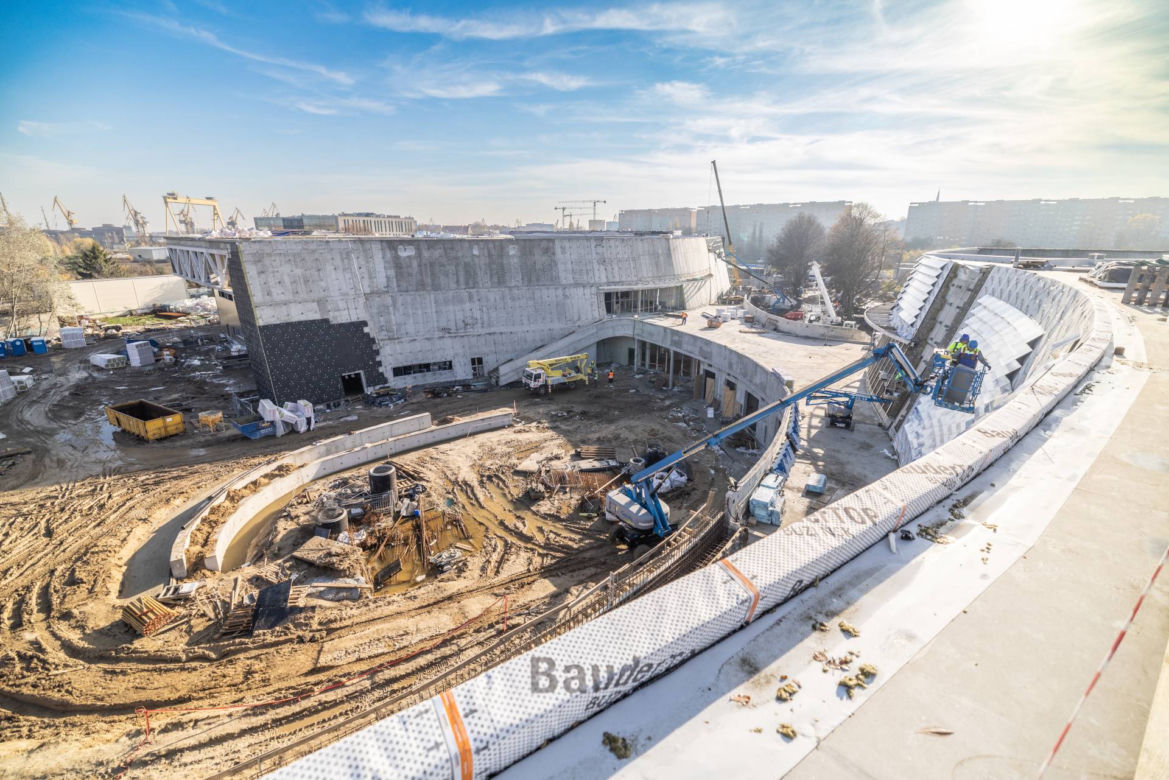 Budowa Fabryki Wody - listopad 2021