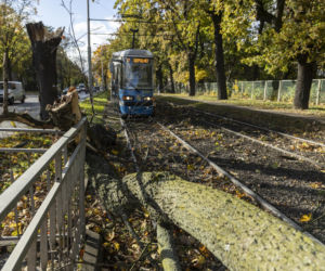 Wrocław. Uszkodzenie trakcji tramwajowej
