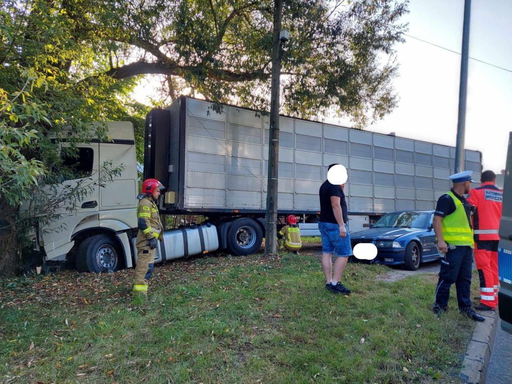 Wypadek w Starachowicach na ulicy Niepodleglości