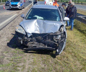 Zablokowana S5 koło Leszna. Zderzenie kilku aut na wysokości Święciechowy
