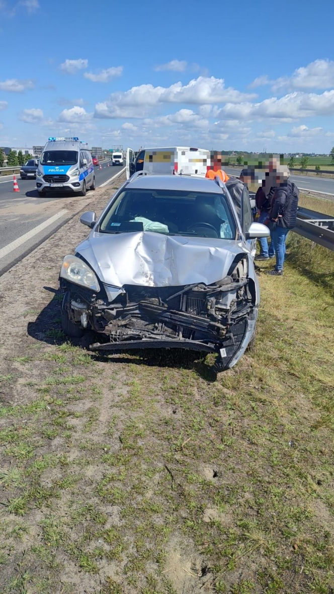 Zablokowana S5 koło Leszna. Zderzenie kilku aut na wysokości Święciechowy