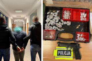 34-latek próbował ukryć narkotyki, ale wpadł przez policyjnego psa