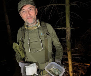 Szczęśliwy odkrywca - pan Dariusz Mastalerz