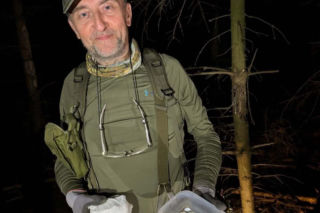 Szczęśliwy odkrywca - pan Dariusz Mastalerz