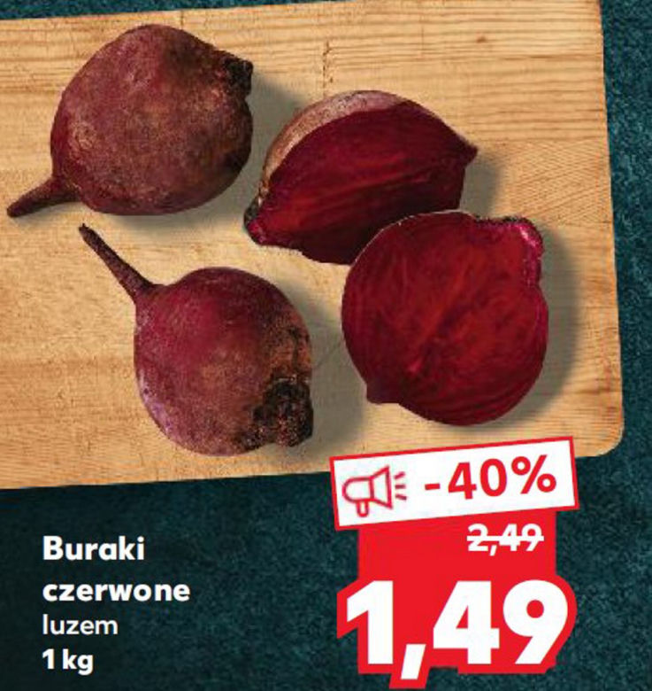Kaufland - wielkie promocje! Polskie buraki tańsze aż o 40 proc.