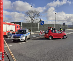 Wypadek na obwodnicy Wojnicza
