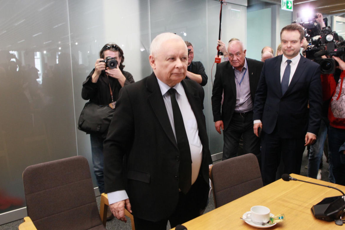 Jarosław Kaczyński. Sejmowa komisja śledcza w sprawie Pegasusa