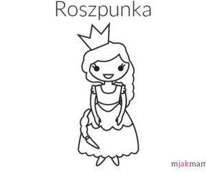 Kolorowanki Księżniczki - Roszpunka