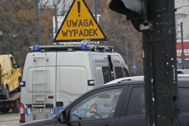 Wypadek policja