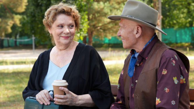 Barwy szczęścia odc. 3327. Józefina Rawiczowa (Elżbieta Jarosik), Tolek Koszyk (Marek Siudym)