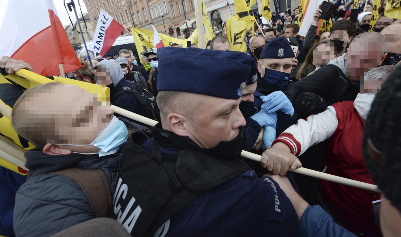 Protest przedsiębiorców w Warszawie