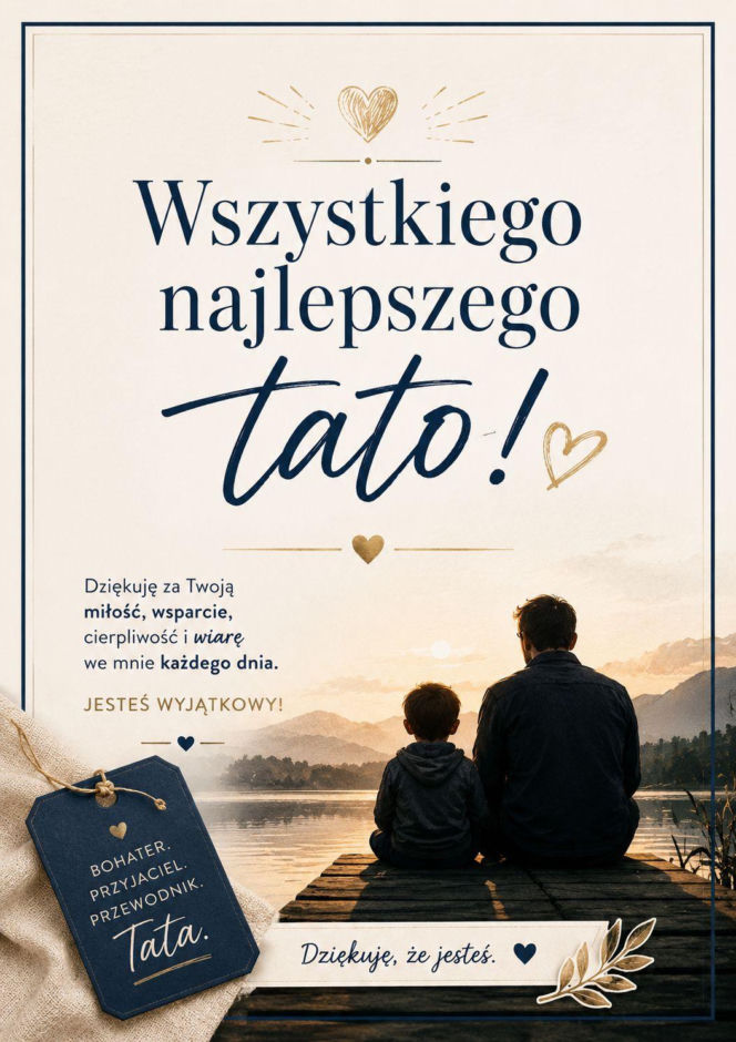 Dzień Ojca. Piękne kartki do wysłania tacie