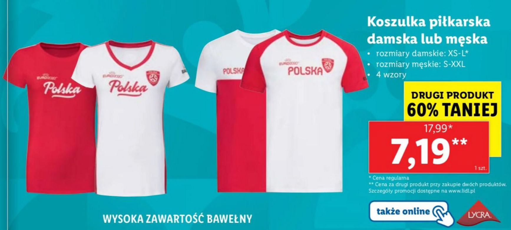 Stroje dla kibica w Lidlu