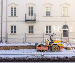 Przebudowa ul. Okrzei w Warszawie