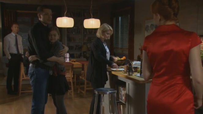 M jak miłość odc. 1061. Zosia (Julia Wróblewska), Tomek (Andrzej Młynarczyk), Marta (Dominika Ostałowska)