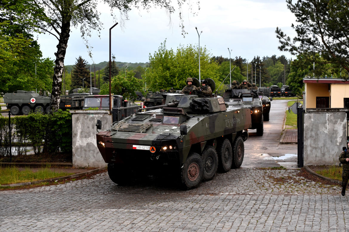 SZCZECIN WYJAZD NA POLIGON 12 BRYGADY ZMECHANIZOWANEJ