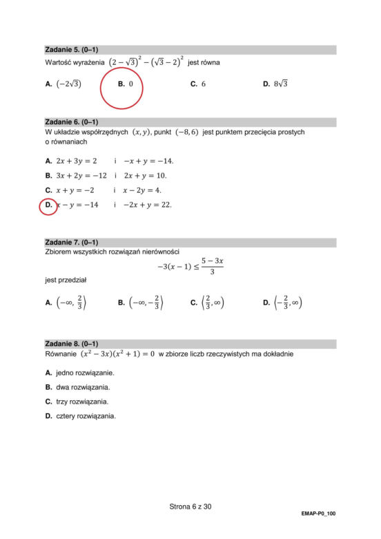 Matura poprawkowa 2023: matematyka. Arkusze CKE i odpowiedzi rozwiązane przez eksperta [Formuła 2015] 