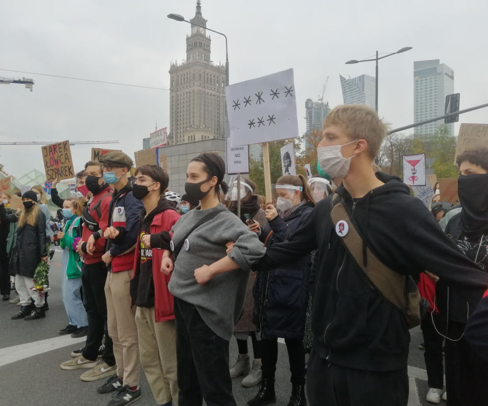 Protest. Strajk kobiet