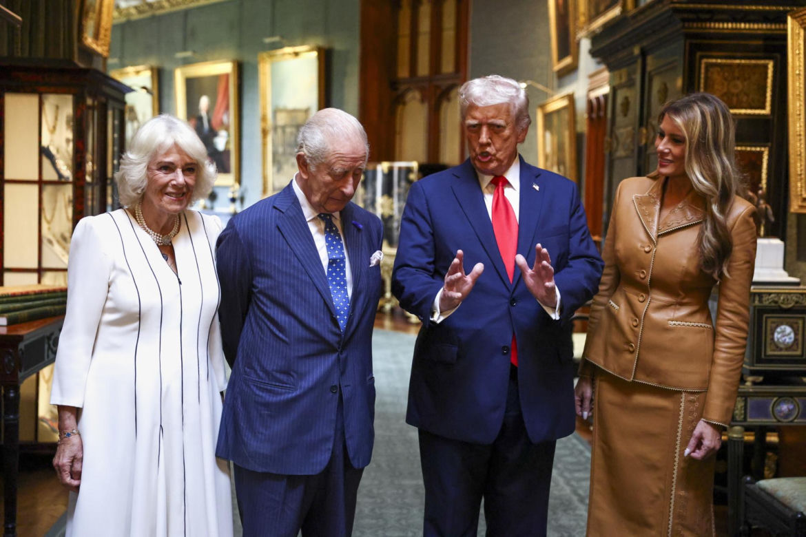 Pierwsza Dama USA w Windsorze spotkała się z królową Kamilą i księżną Kate