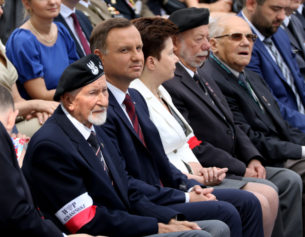 Prezydent Andrzej Duda na obchodach 72 rocznicy wybuchu Powstania Warszawskiego