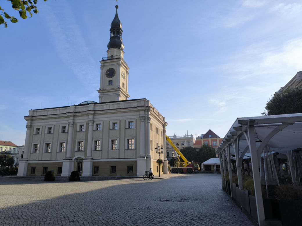 Rynek w Lesznie przed remontem