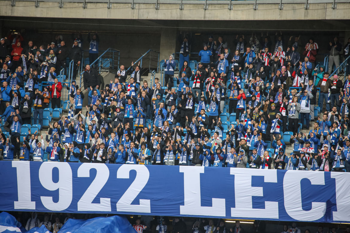 Lech Poznań - Cracovia. Tak bawili się kibice przy Bułgarskiej