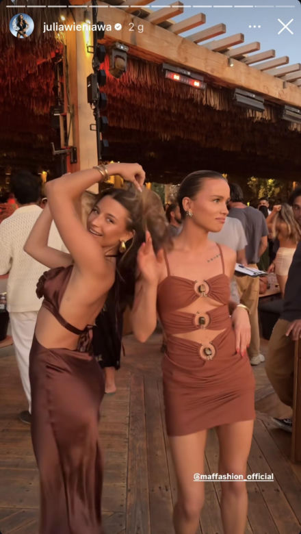 Julia Wieniawa i Maffashion na Mykonos w Grecji