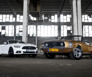 Ford Mustang Convertible 1968 & Ford Mustang Convertible 2015