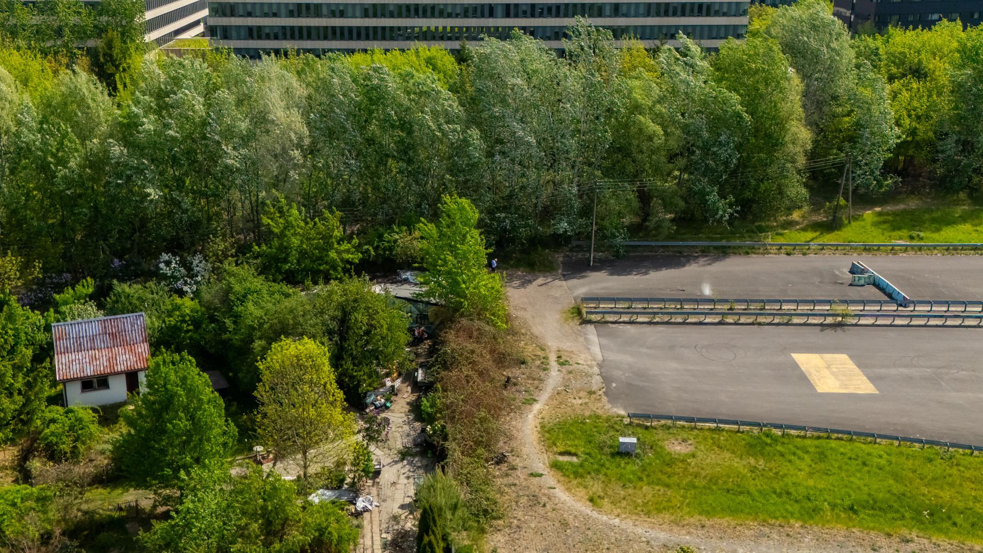Rezerwa pod trasę NS w Warszawie w rejonie ul. Marynarskiej (S79)