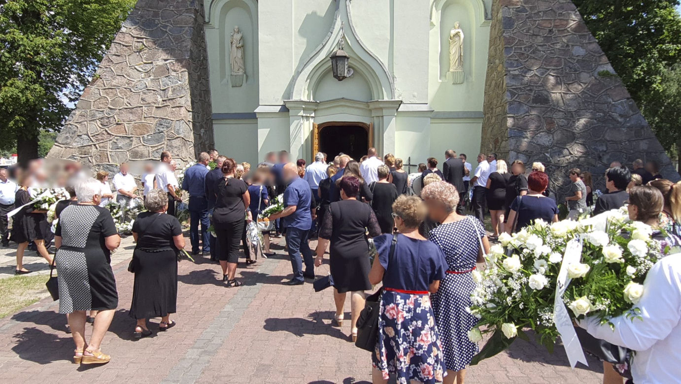 Pogrzeb ofiar wypadku w Elżbietowie