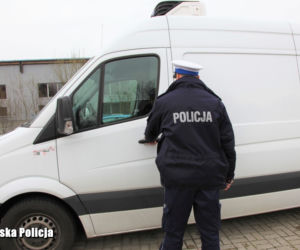 Mercedes-Benz Sprinter typu chłodnia pochodzący z kradzieży
