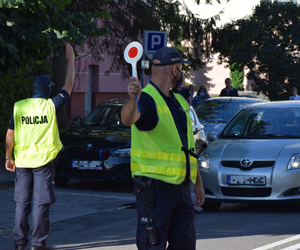 Bezpieczna droga do szkoły - edukacyjno-profilaktyczna akcja elbląskich policjantów