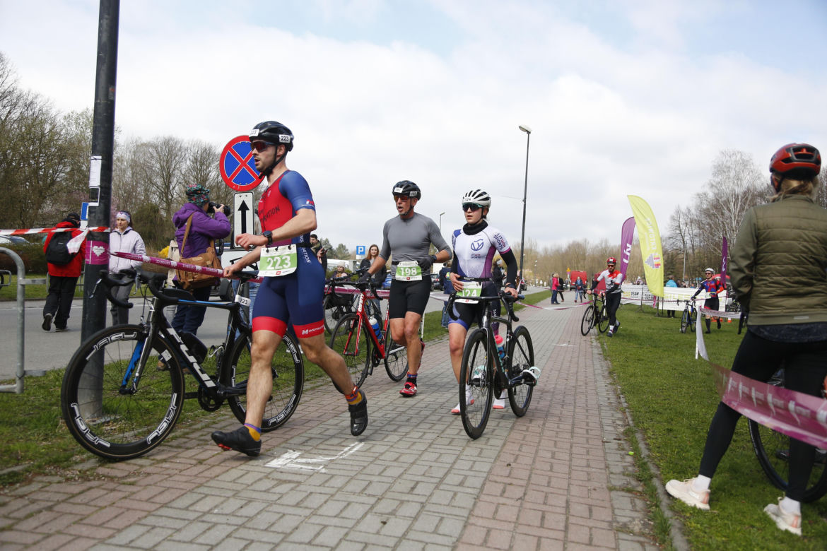 Silesiaman Duathlon Katowice w Dolinie Trzech Stawów. Na starcie stanęło 250 osób
